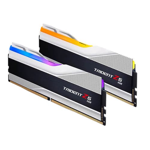 G.Skill Trident Z5 RGB 64GB (32GBx2) DDR5 6000MHz Desktop RAM (Metallic Silver)